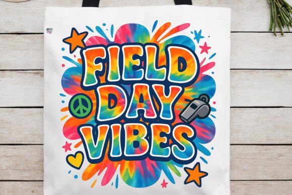 Bring Retro Fun to Your Classroom with a Groovy Field Day Vibes Tie Dye PNG