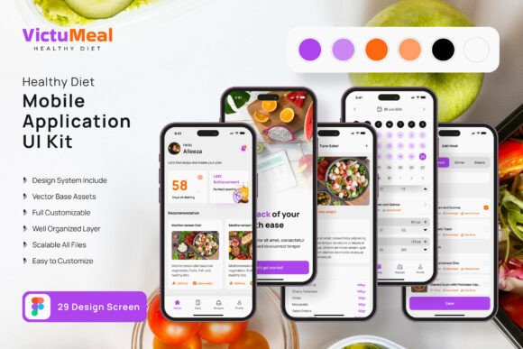 Build a Health-Focused App with the Healthy Diet Application Mobile UI KIT