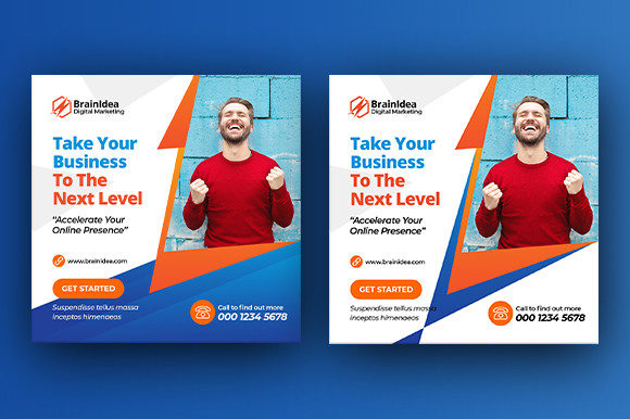 Corporate Business Social Media Post Templates That Work