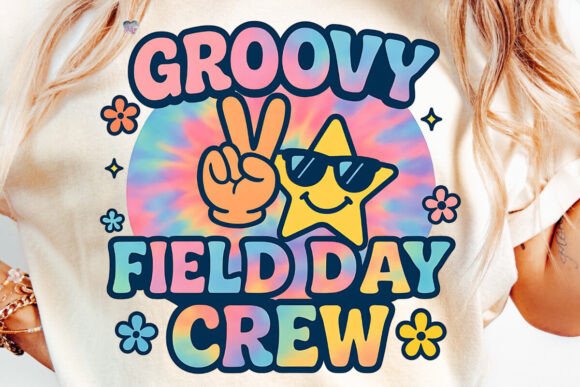 Field Day Shirt PNG Groovy Tie Dye: A Retro-Inspired Design for School Spirit and Custom Apparel