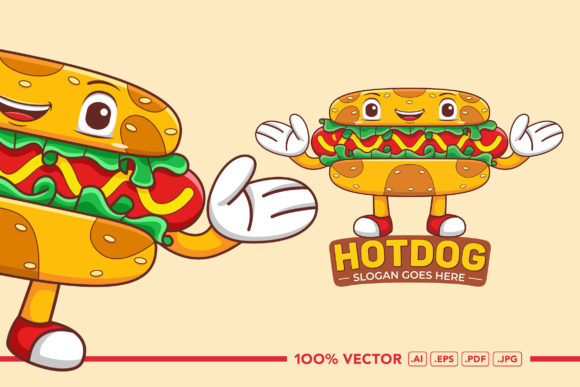 Hot Dog Mascot Logo Vector Graphic: A Practical Evaluation for Brand Identity