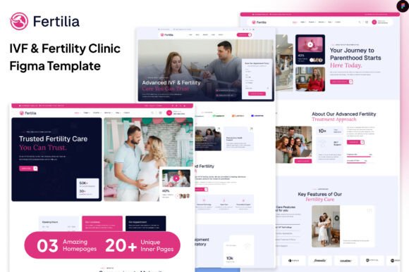 IVF Fertility Clinic Figma Template: A Strategic Tool for Patient-Centered Digital Design