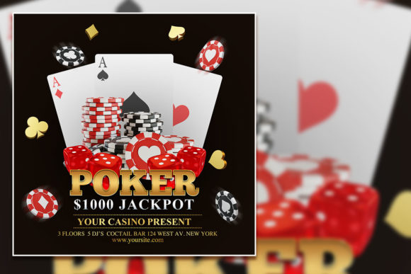 Modern Poker Social Media Post: Design That Plays to Win