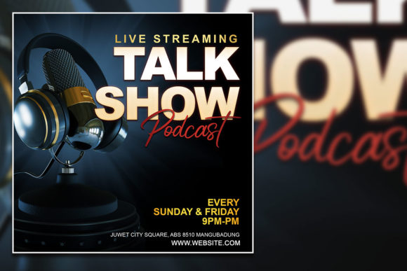 Modern Style Podcast Social Media Post: Full Creative Control