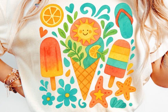 Summer Beach PNG Tropical Matisse: A Design Resource for Sublimation and Print Projects