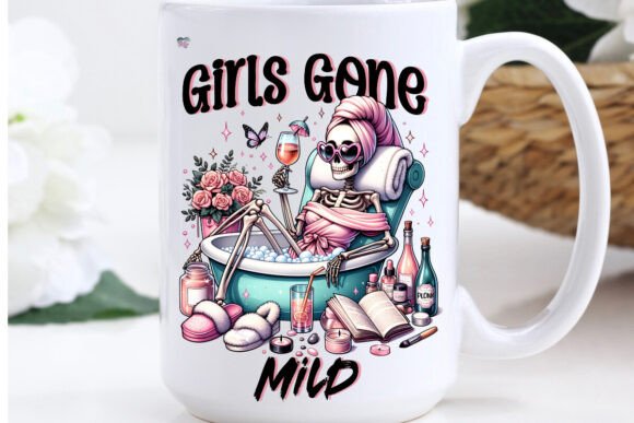 The Rise of Girls Gone Mild PNG Skeleton Spa Day: Why Cozy Sarcasm Is Redefining Bachelorette Culture