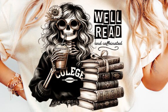 Well Read and Caffeinated: How a Bookish Coffee Aesthetic Is Reshaping Print-On-Demand Design